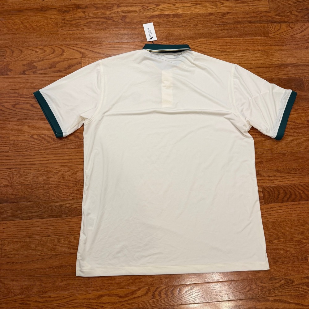 New Devereux Golf Polo Shirt Mens XL White Skull Head Logo Performance - Picture 13 of 14